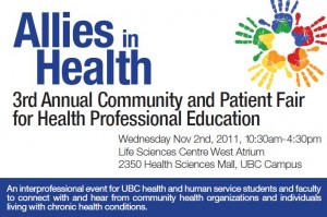 Allies in Health: 3rd Annual Community and Patient Fair for Health Professional Education