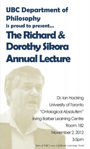Richard & Dorothy Sikora Lecture