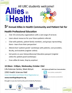 5th Annual Allies in Health Community and Patient Fair