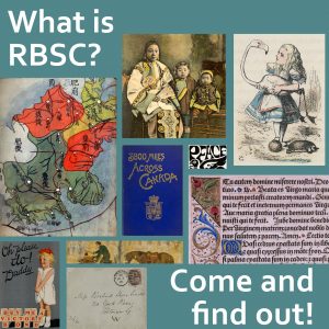 Get to Know Rare Books and Special Collections: Learning Week Edition!